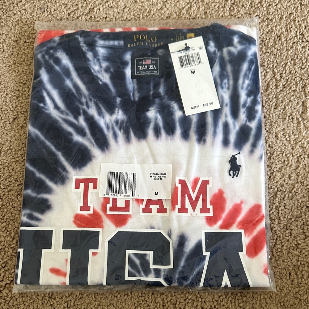 Polo Ralph Lauren Team USA tye dye T-Shirt